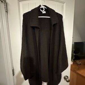CAbi Dark Brown Knit Sweater